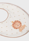 Mayoral Baby Newborn White & Beige Elephant and Lion Sleepsuit  Set | SALE Baby Gift