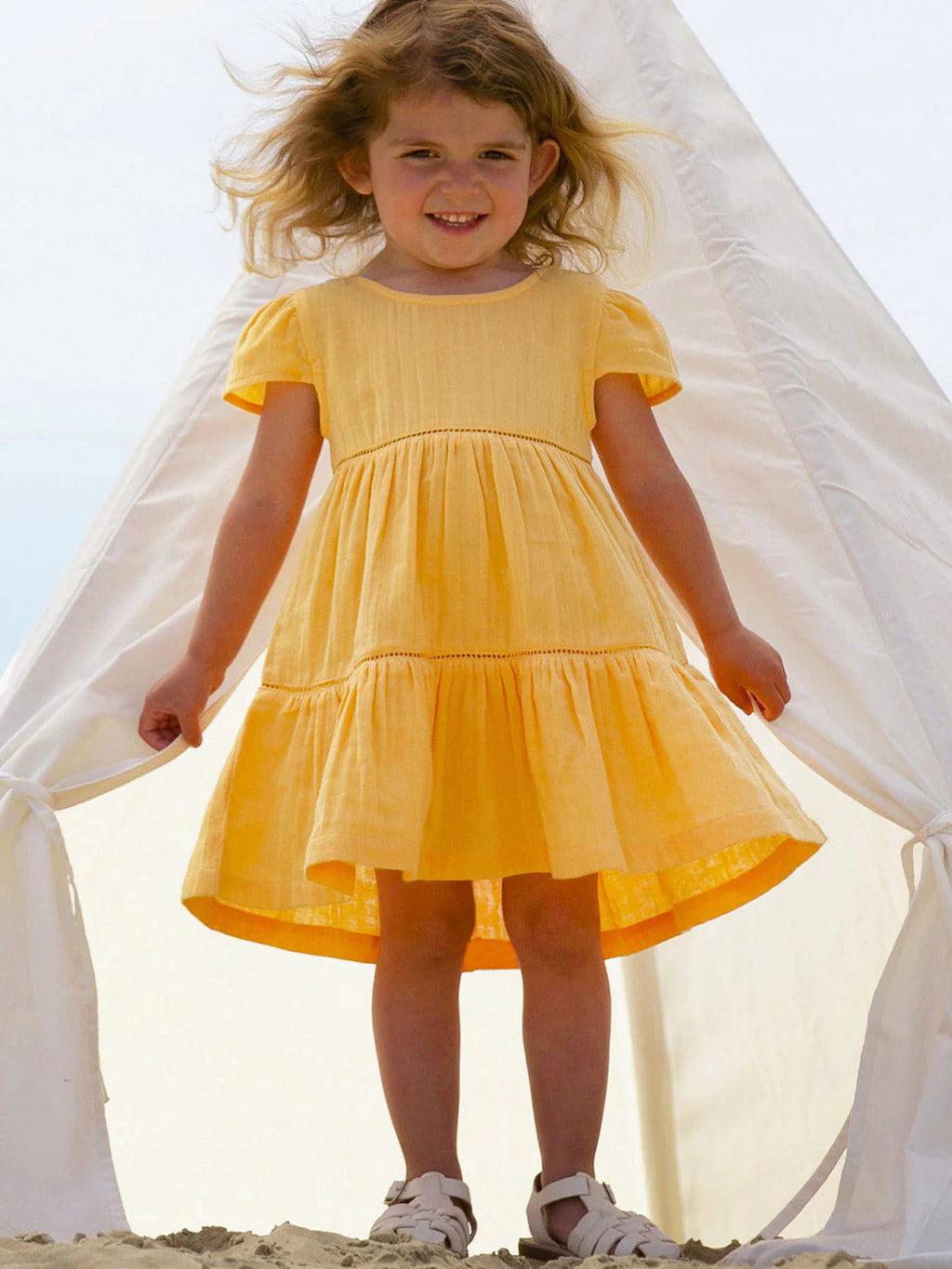 Kite Clothing Girls Yellow Sunshine Summer Dress | 50% OFF SUMMER SALE