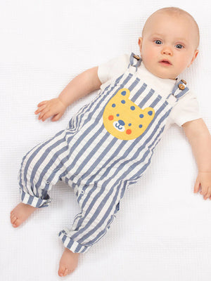 Kite Clothing Baby Hello Cub Stripy Dungarees | New Season | SALE