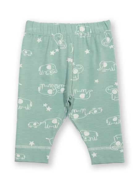 Kite Clothing Sage Green Baby Elephant Print Leggings | Ele and Me | New Season