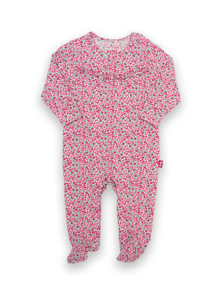 Kite Clothing Baby Girls Pink Sweet Ditsy Sleepsuit | New Season