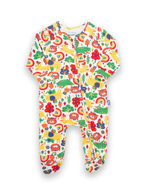 Kite Clothing Huggly Baby Sleepsuit Colourful Unisex Pattern | New Season