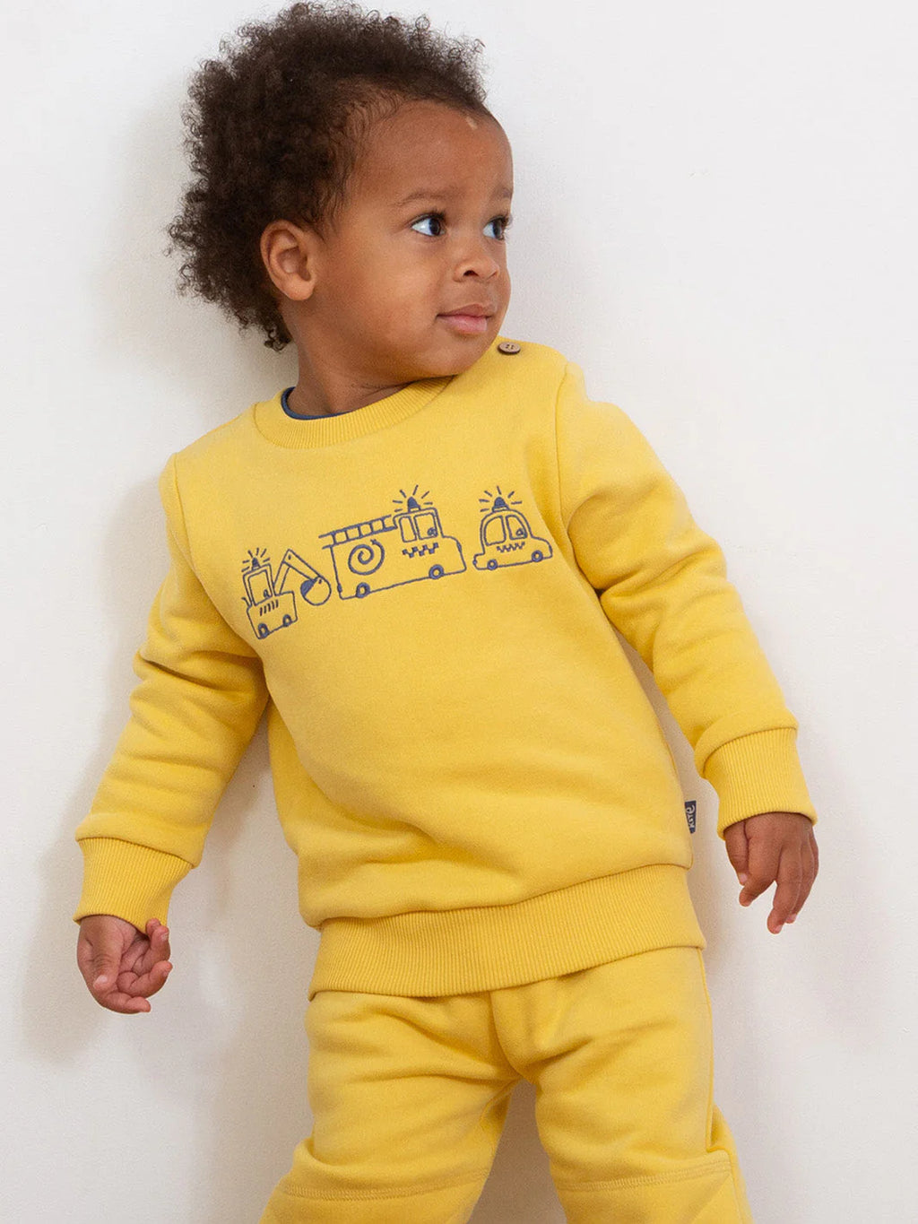 Kite Clothing Yellow Happy Helpers Sweatshirt Boys | New Season