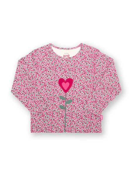 Kite Clothing Girls Sweet Ditsy Long Sleeved T-shirt Floral Top | New Season