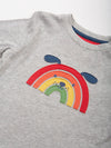 Kite Clothing Grey Long Sleeved Rainbow Pup T-shirt | SALE