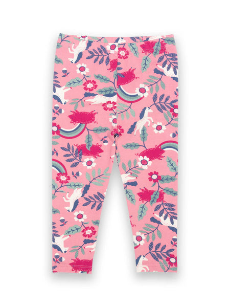 Kite Clothing Girls Pink Horse Pig Pannage Leggings | New Season