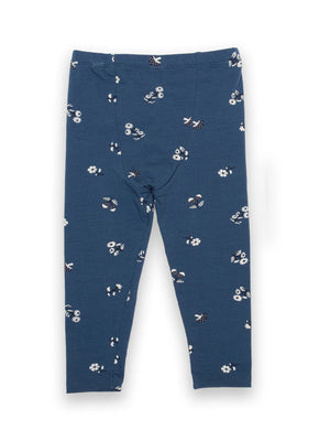 Kite Clothing Girls Forage Floral Navy Leggings | New Season