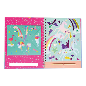 Floss and Rock Foil and Play Kids Sticker and Foil Sheet Book - Fantasty Theme Mermiads