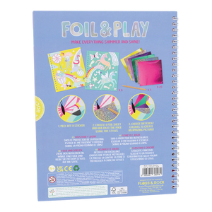 Floss and Rock Foil and Play Kids Sticker and Foil Sheet Book - Fantasty Theme Mermiads