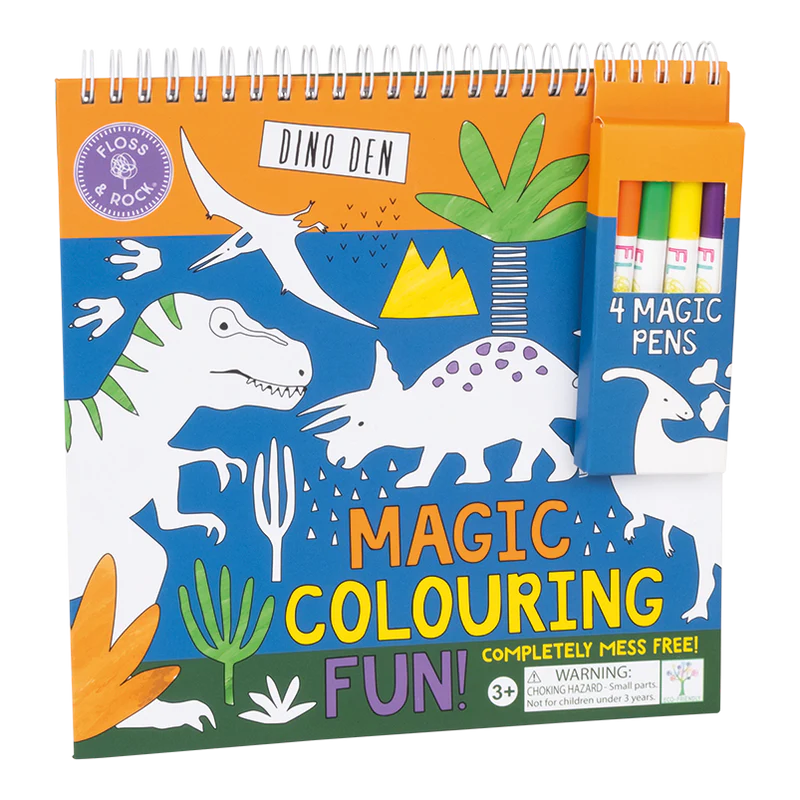 FLoss and Rock Magic Colouring Fun - Dino Theme