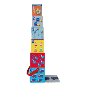 Floss and Rock Children's Stack and Play Game - Construction Theme