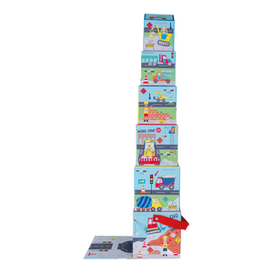 Floss and Rock Children's Stack and Play Game - Construction Theme