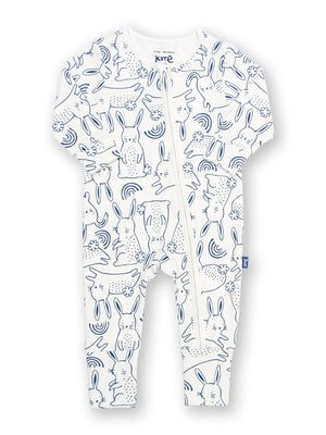 Kite Clothing Bunnyhop Baby White Easter Sleepsuit