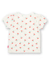 Kite Clothing Girls White Cherry T-shirt