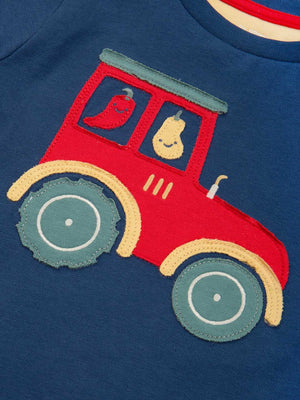 Kite Clothing Kids Navy Tractor T-shirt