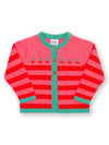 Kite Clothing Girls Cherry Pink and Red Cardigan