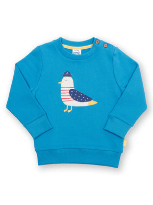 Kite Clothing Captin Gull Blue Sweatshirt