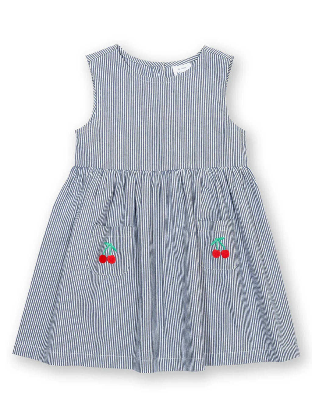 Kite Clothing Girls Cherry Friends Striped Pinafore