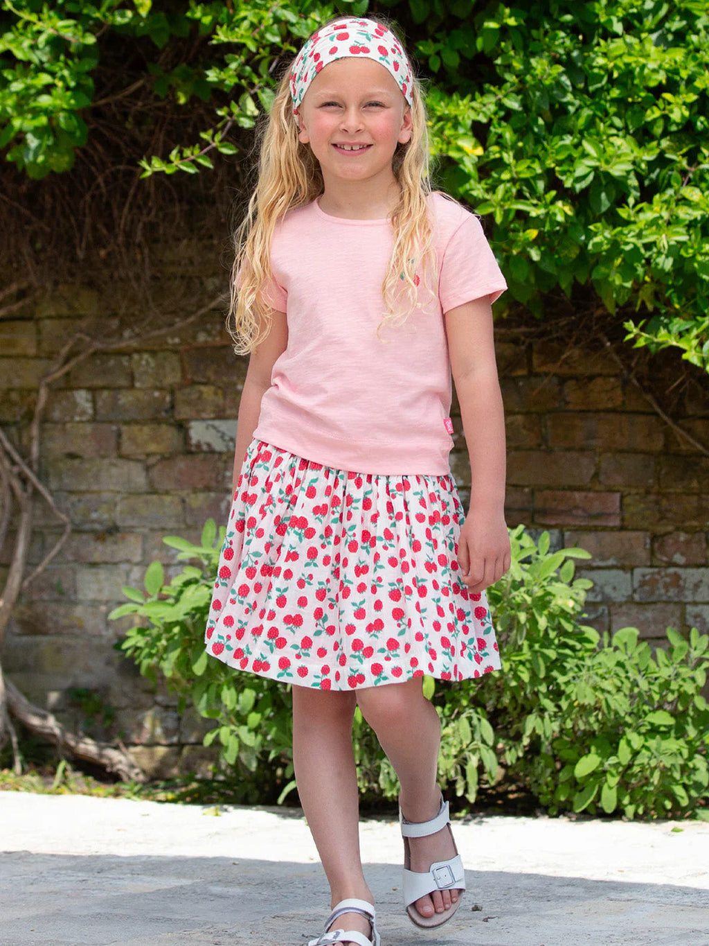 Kite Clothing Girls Raspberry Pink Reversible Skirt