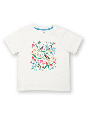 Kite Clothing Girls Songbird White T-shirt