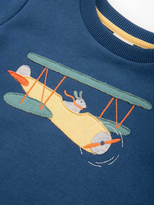 Kite Clothing Boys Navy Mighty Flight Sweatshirt