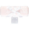 Emile Et Rose Pale Pink Knitted Baby Blanket