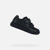 Geox Boys Black Velcro School Shoes Thelven