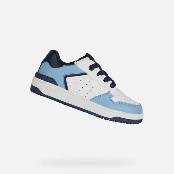 Geox Boys Blue and White Washiba Trainers | New Season | SALE