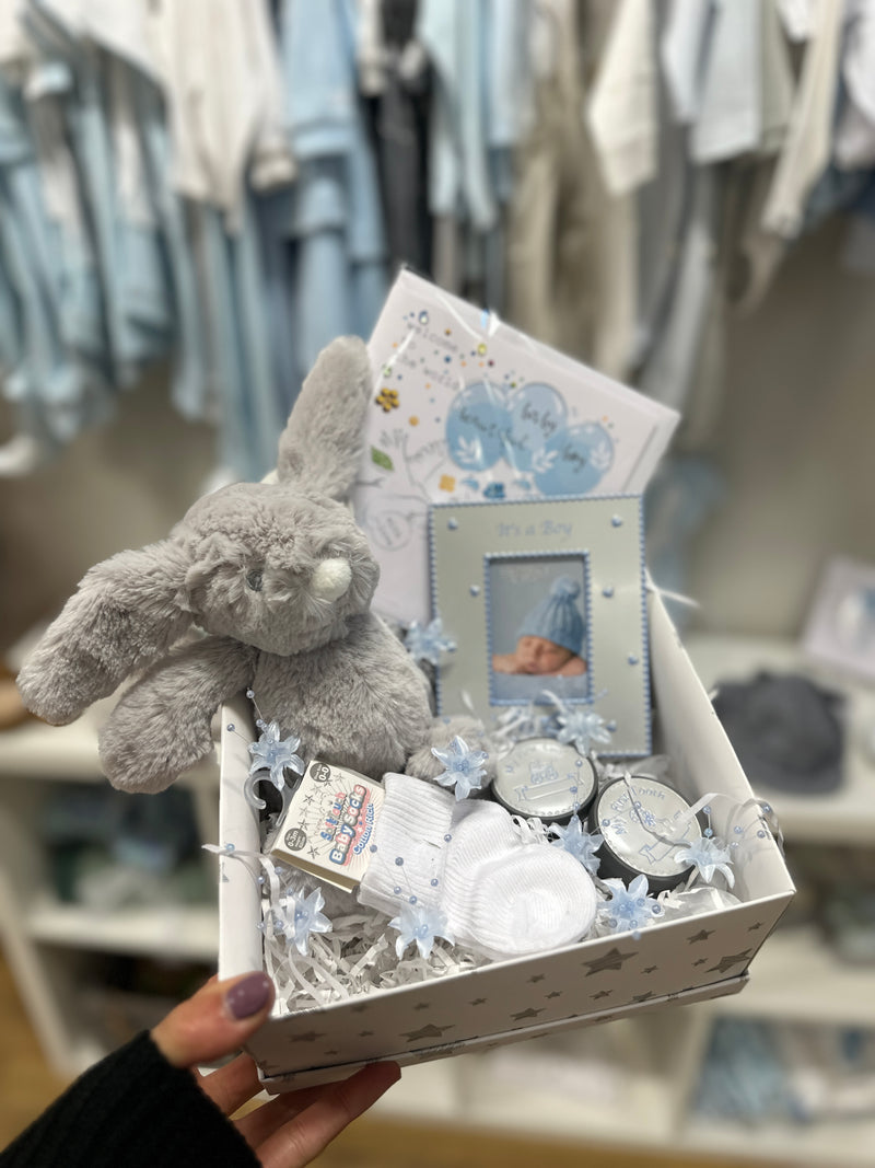 Newborn Baby Boy Gift Set with Box