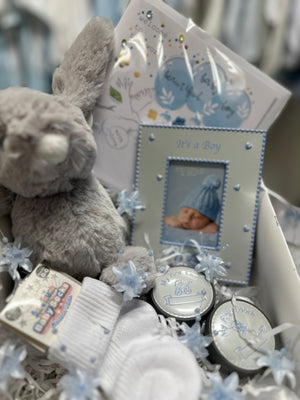 Newborn Baby Boy Gift Set with Box