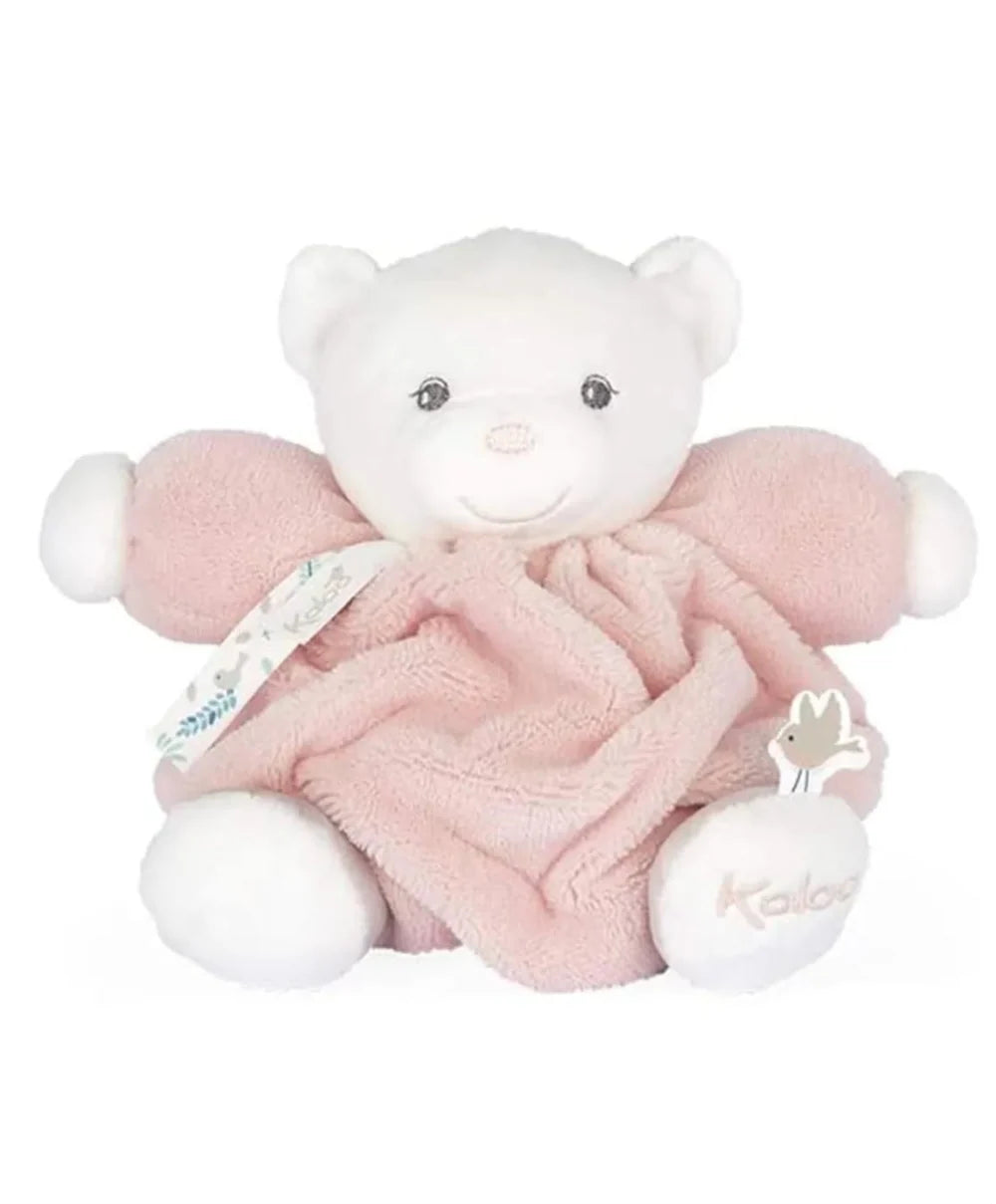 Kaloo Plume Chubby Powder Pink Bear Soft Teddy