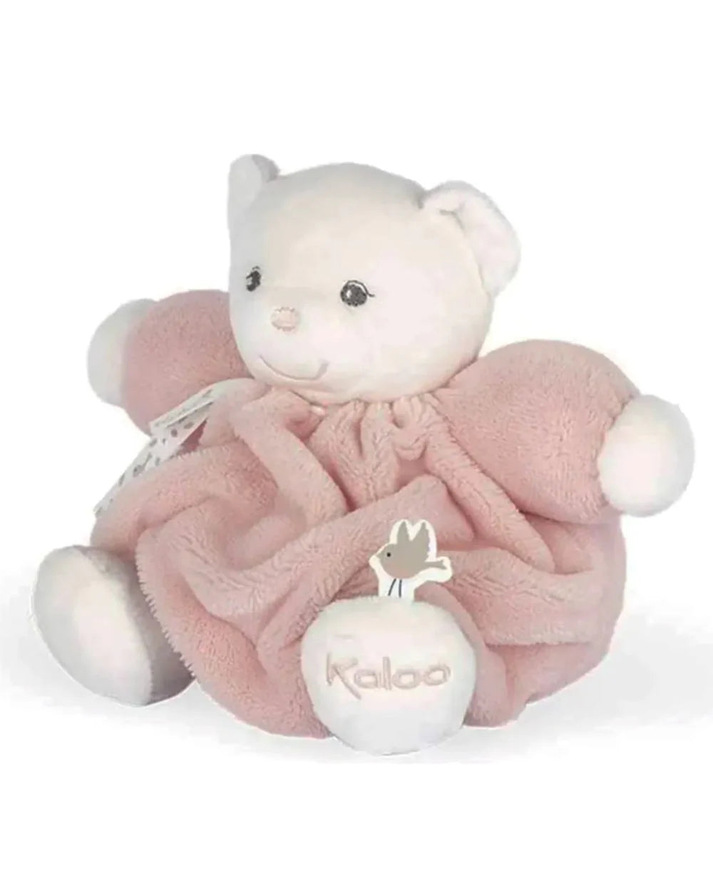 Kaloo Plume Chubby Powder Pink Bear Soft Teddy