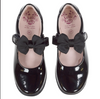 Lelli Kelly Luna 2 With Detachable Butterfly School Shoe F &  G Fitting - Black Patent