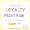 Loyal Postage - Unlimted Postage for 1 Year