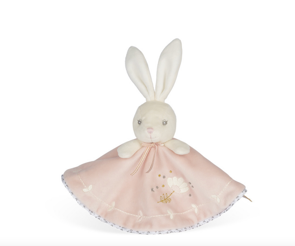 Kaloo Pink Rabbit Round Doudou Baby Comforter Gifts for Baby Girl