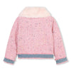 Billieblush Girls Pink Bouclé Tweed Jacket | New Season