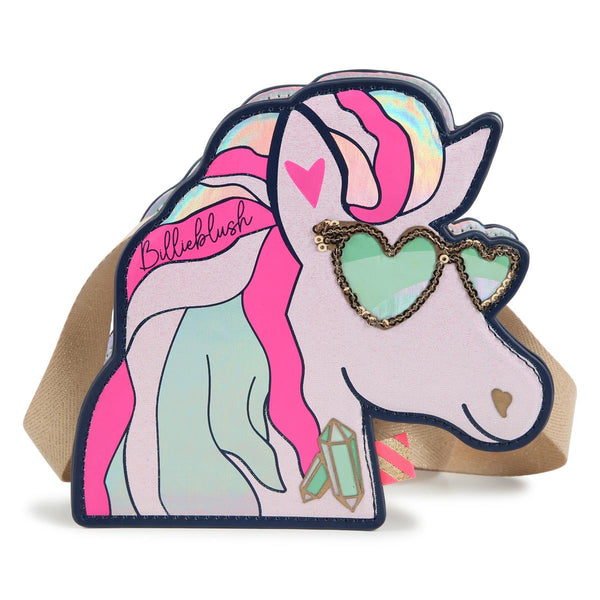 Billieblush Girls Pink Pegasus Unicorn Shoulder Bag | New Season