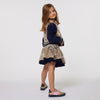 Billieblush Girls Navy & Gold Reversible Sequin Zip-Up Jacket | New Season