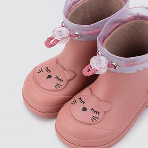 Igor Mendi Gato Rose Pink Girls Rain Boots Wellies Barefoot Concept | New In