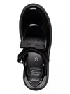 Geox Girls Casey Velcro Mary Jane with Bow Strap Black Patent  School Shoes