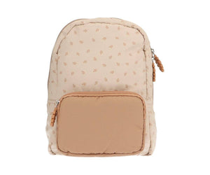 Tutete Children's Leaves Beige Sand Padded Children's Backpack