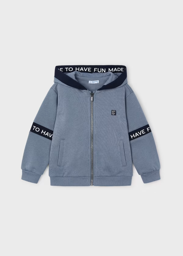 Mayoral Boys Cloud Blue Zip Up Jacket | New Season