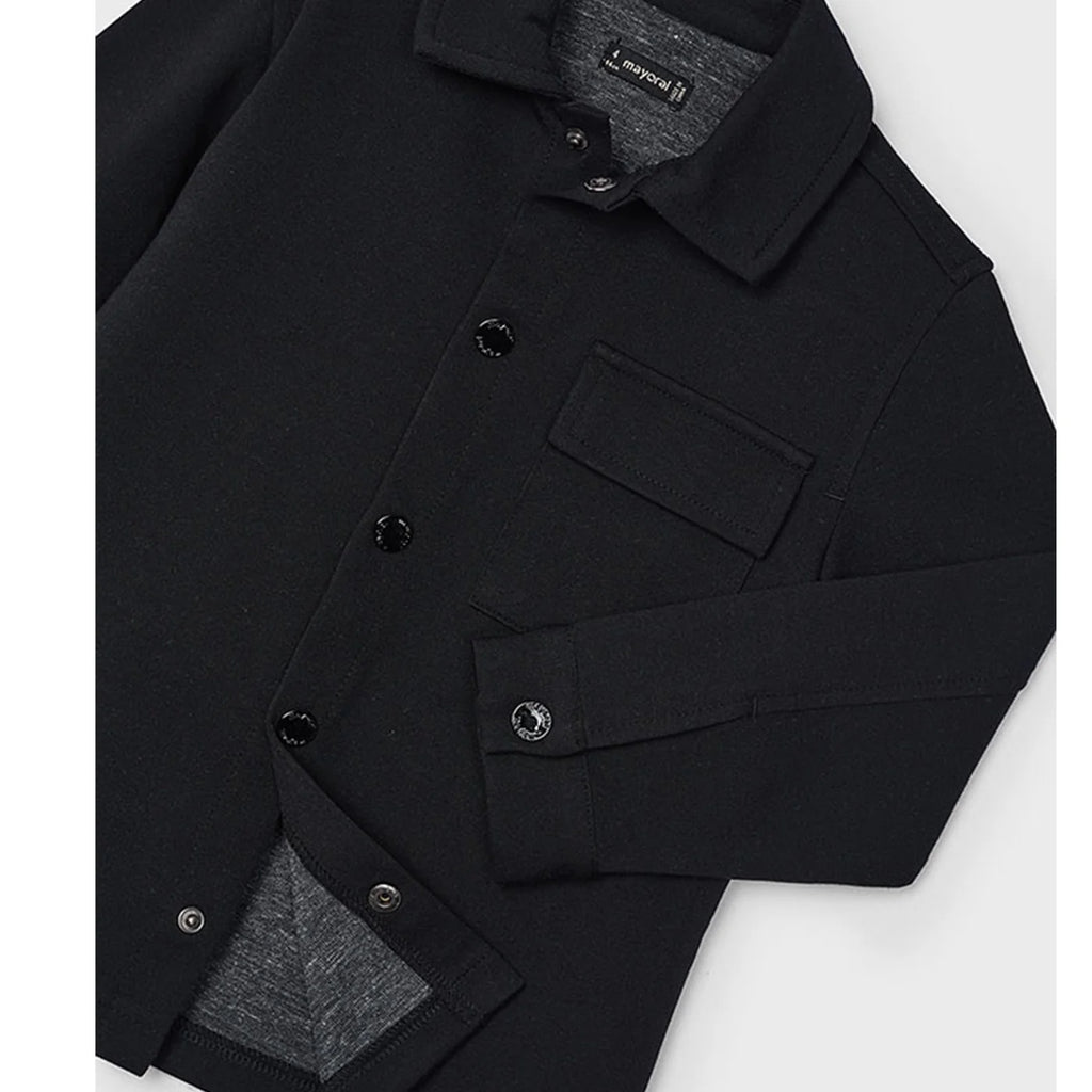 Mayoral Boys Casual Overshirt Black Jacket | New Season