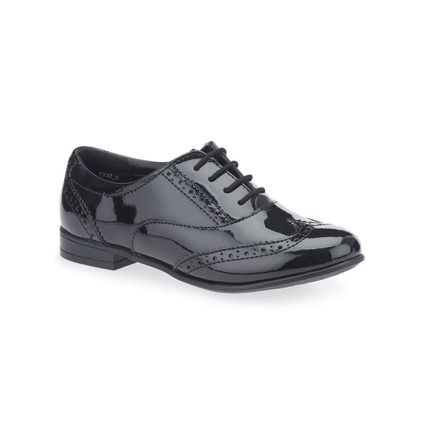 Startrite Matilda Black Patent School Shoe.