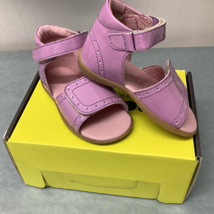 Bo-bell Girls Open Toe Sandal Purple Patent | SALE
