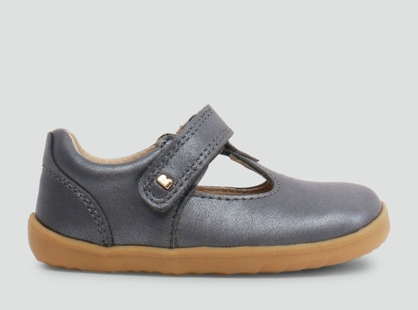 Bobux Louisa Charcoal Shimmer Shoes